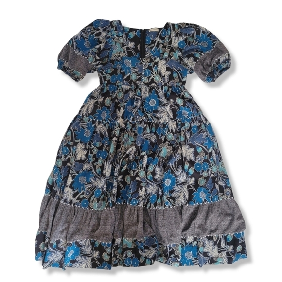 Ulla Johnson Lapis Nora Midi Dress 4 Rayon Fall Dress - Picture 7 of 13